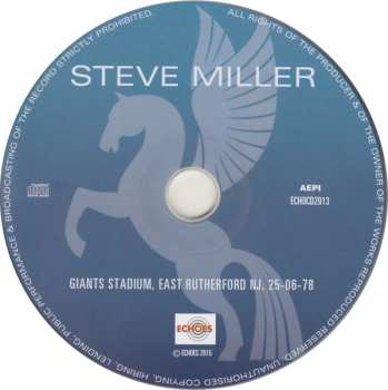 CD Steve Miller Band: Giants Stadium, East Rutherford NJ, 25-06-78 458921