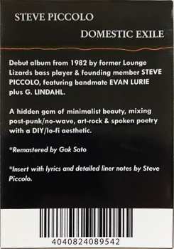 LP Steve Piccolo: Domestic Exile