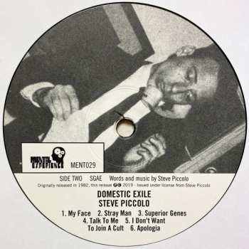LP Steve Piccolo: Domestic Exile