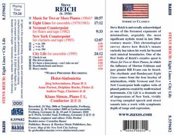 CD Steve Reich: Eight Lines • City Life 111959