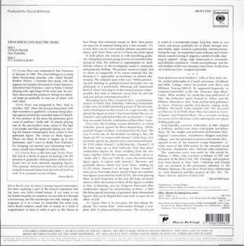 LP Steve Reich: Live / Electric Music 250454