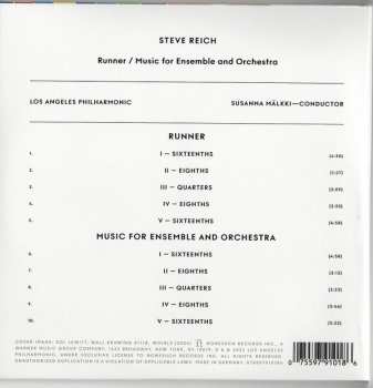 CD Steve Reich: Runner/Music For Ensemble And Orchestra 372091