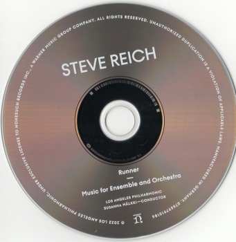 CD Steve Reich: Runner/Music For Ensemble And Orchestra 372091