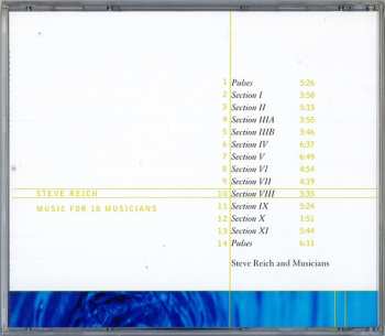 CD Steve Reich: Music For 18 Musicians 307675