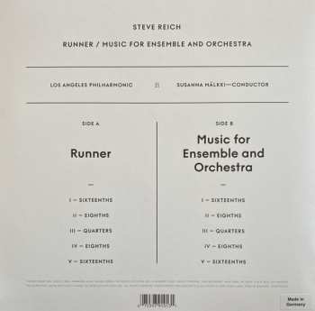 LP Steve Reich: Runner/Music For Ensemble And Orchestra 424854