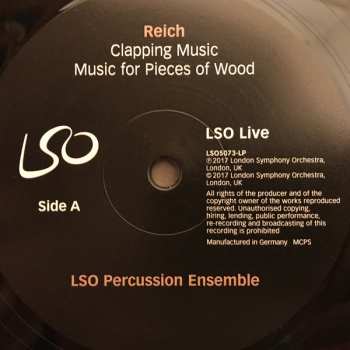 LP Steve Reich: Sextet | Clapping Music | Music For Pieces Of Wood LTD 68589