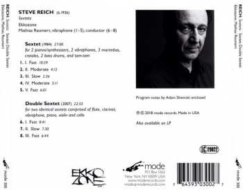 CD Steve Reich: Sextet • Double Sextet 403818