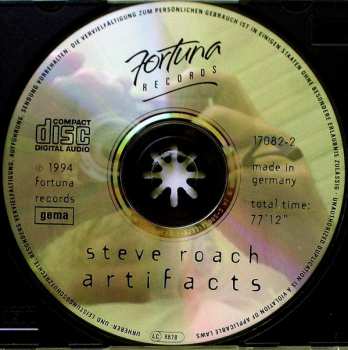 CD Steve Roach: Artifacts 228077