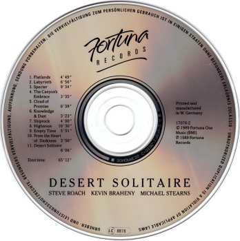CD Steve Roach: Desert Solitaire 454277