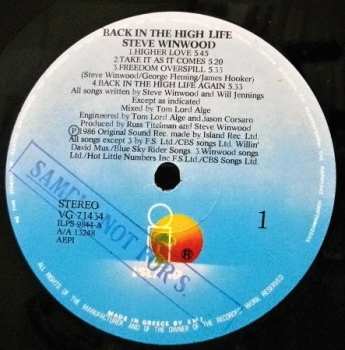 LP Steve Winwood: Back In The High Life 431239