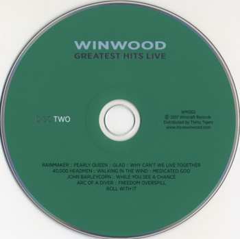 2CD Steve Winwood: Greatest Hits Live 438569