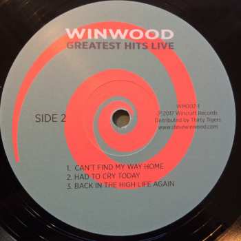 4LP Steve Winwood: Greatest Hits Live 243948