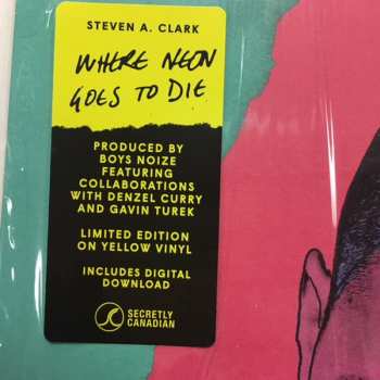 LP Steven A. Clark: Where Neon Goes To Die LTD | CLR 72943
