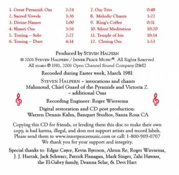 CD Steven Halpern: Initiation - Inside The Great Pyramid 311546