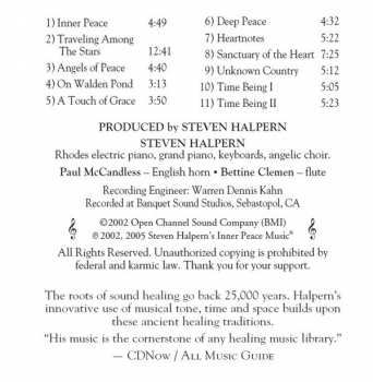 CD Steven Halpern: Inner Peace 303890
