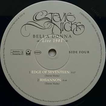 2LP Stevie Nicks: Bella Donna Live 1981 LTD 471310
