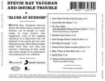 CD Stevie Ray Vaughan & Double Trouble: Blues At Sunrise 102580