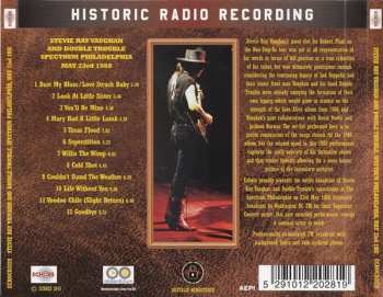 CD Stevie Ray Vaughan & Double Trouble: Spectrum, Philadelphia May 23rd 1988 447562