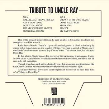 CD Stevie Wonder: Tribute To Uncle Ray LTD | DIGI 92369