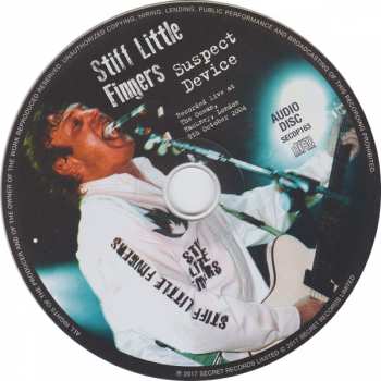CD/DVD Stiff Little Fingers: Suspect Device 232892