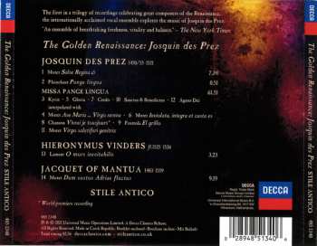 CD Stile Antico: Josquin Des Prez 111888