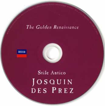 CD Stile Antico: Josquin Des Prez 111888