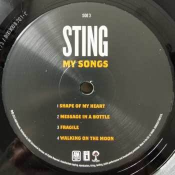 2LP Sting: My Songs