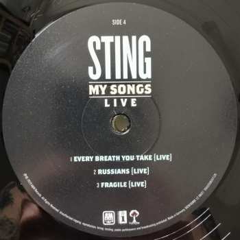 2LP Sting: My Songs (Live) LTD 24562