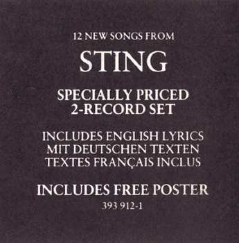 2LP Sting: ...Nothing Like The Sun