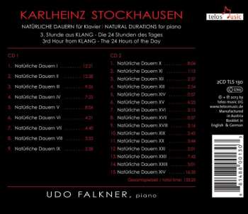 2CD Karlheinz Stockhausen: Natural Durations - 3rd Hour from Klang 437064