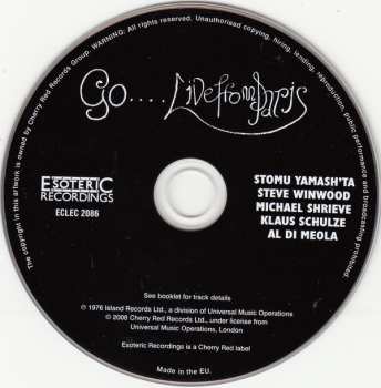 CD Stomu Yamashta's Go: Go!... Live From Paris 490570