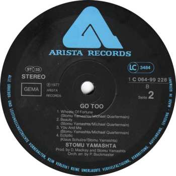 LP Stomu Yamashta's Go: Go Too 516977