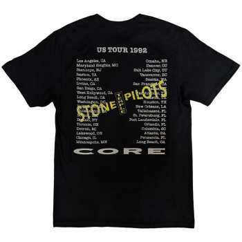 Merch Stone Temple Pilots: Stone Temple Pilots Unisex T-shirt: Core Us Tour '92 (back Print) (medium) M