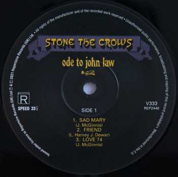 LP Stone The Crows: Ode To John Law 533677