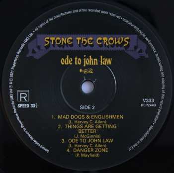 LP Stone The Crows: Ode To John Law 533677