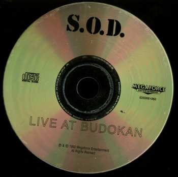 CD Stormtroopers Of Death: Live At Budokan 20725