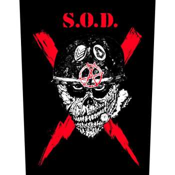 Merch Stormtroopers Of Death: Stormtroopers Of Death Back Patch: Scrawled Lightning