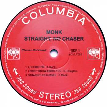 LP Thelonious Monk: Straight, No Chaser 34693