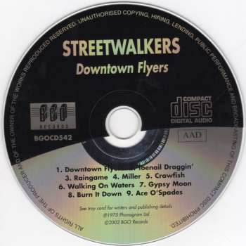 CD Streetwalkers: Downtown Flyers 120306