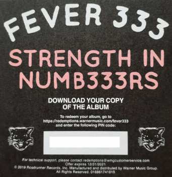 LP The Fever 333: Strength In Numb333rs LTD | CLR 34826