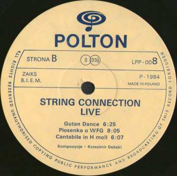 LP String Connection: Live (Jazz) 50316