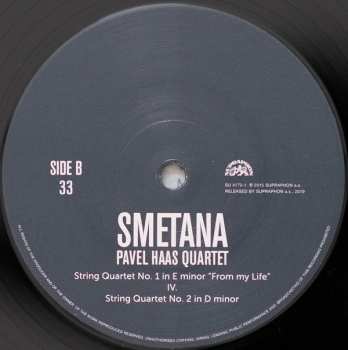 LP Pavel Haas Quartet: String Quartet No. 1 In E Minor "From My Life" / String Quartet No. 2 In D Minor