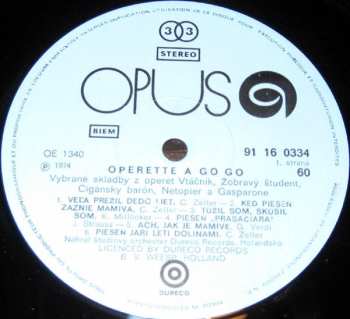LP Studio Orchestra Of Dureco Records: Operette A Go Go 140836