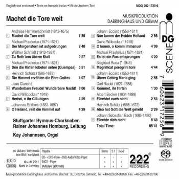 SACD Stuttgarter Hymnus-Chorknaben: Machet Die Tore Weit (Chor- Und Orgelmusik Zu Advent Und Weihnachten) 302091