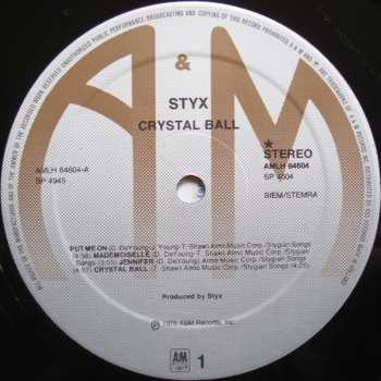 LP Styx: Crystal Ball