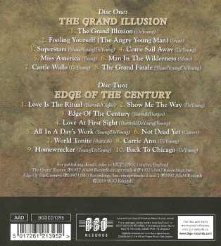 2CD Styx: The Grand Illusion/Edge Of The Century 14587