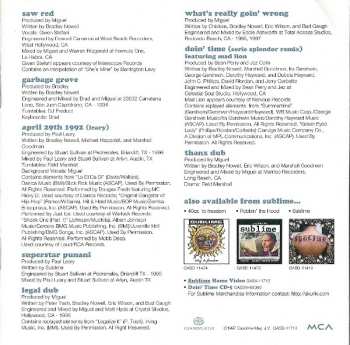 CD Sublime: Second Hand Smoke