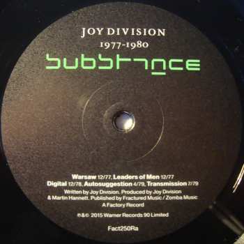 2LP Joy Division: Substance 34925