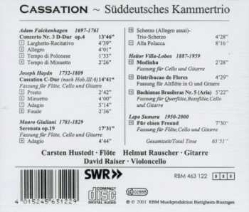 CD Süddeutsches Kammertrio: Cassation 314335