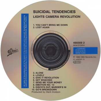 CD Suicidal Tendencies: Lights Camera Revolution 20448